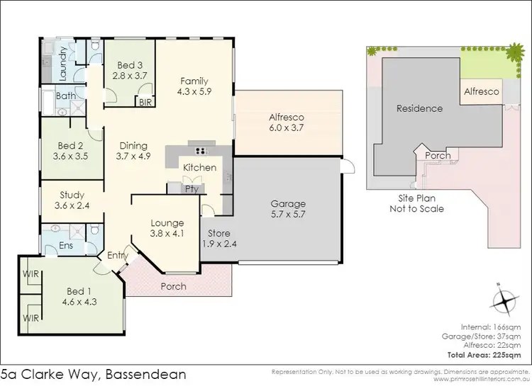 Floorplan of Homely house listing, 5A Clarke Way, Bassendean WA 6054