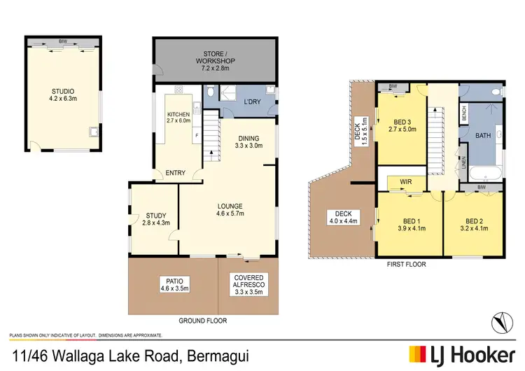 Floorplan of Homely townhouse listing, 11/46 Wallaga Lake Road, Bermagui NSW 2546