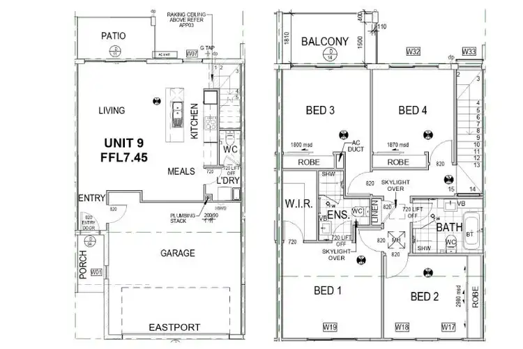 Floorplan of Homely townhouse listing, 9/20 Boult Crescent, Burdell QLD 4818