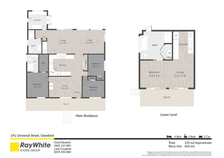 Floorplan of Homely house listing, 191 Universal Street, Oxenford QLD 4210