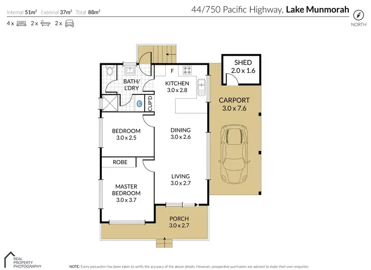 Floorplan of Homely retirement listing, 750 Pacific Highway, Lake Munmorah NSW 2259