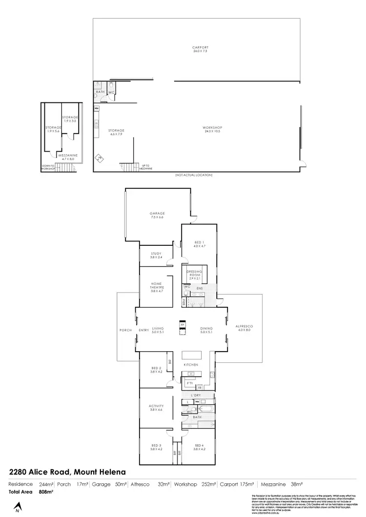 Floorplan of Homely house listing, 2280 Alice Road, Mount Helena WA 6082