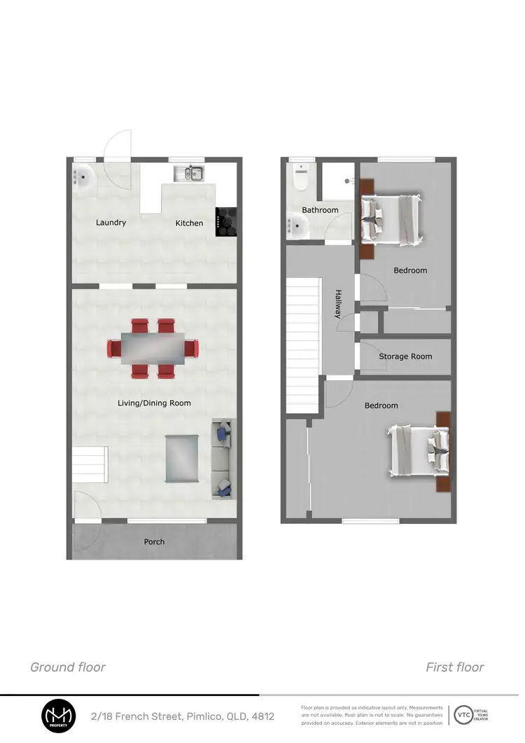 Floorplan of Homely apartment listing, 2/18 French Street, Pimlico QLD 4812