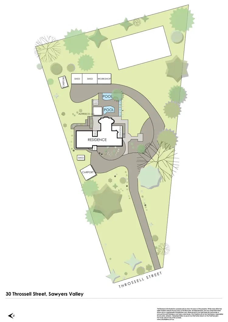 Floorplan of Homely house listing, 30 Throssell Street, Sawyers Valley WA 6074