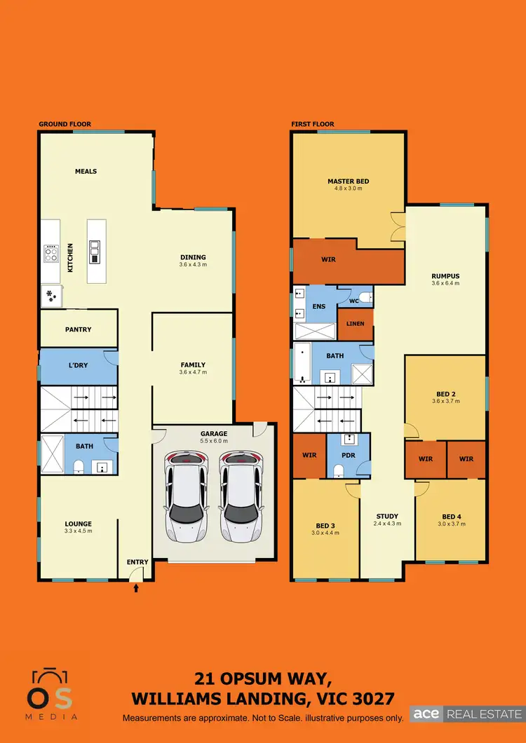 Floorplan of Homely house listing, 21 Opsum Way, Williams Landing VIC 3027