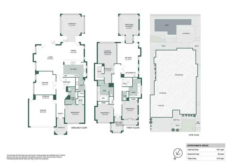 Floorplan of Homely house listing, 6 Derry Lane, Mosman Park WA 6012