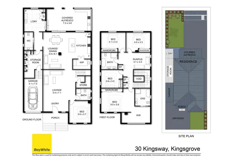 Floorplan of Homely house listing, 30 Kingsway, Kingsgrove NSW 2208