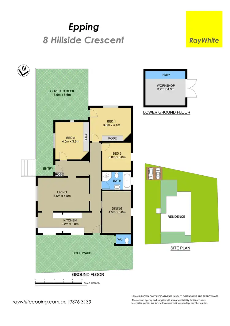 Floorplan of Homely house listing, 8 Hillside Crescent, Epping NSW 2121