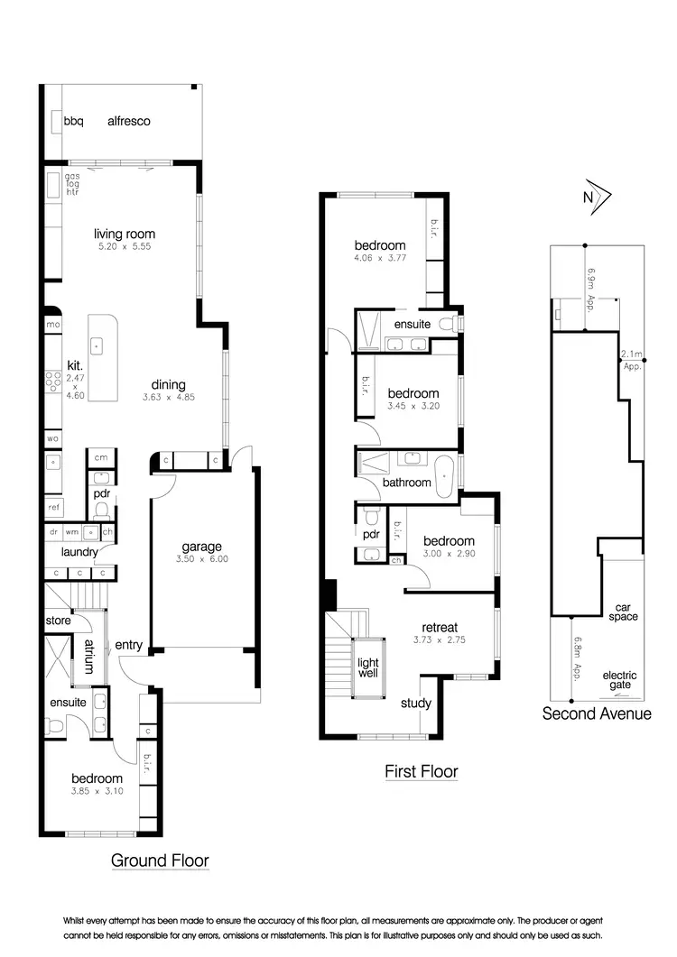 Floorplan of Homely townhouse listing, 81B Second Avenue, Altona North VIC 3025