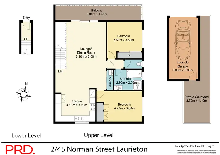 Floorplan of Homely villa listing, 2/45 Norman Street, Laurieton NSW 2443