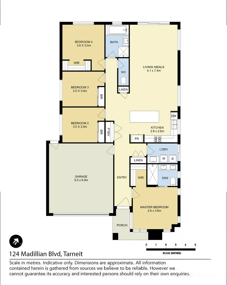 Floorplan of Homely house listing, 124 MEDALLION BLVD, Tarneit VIC 3029