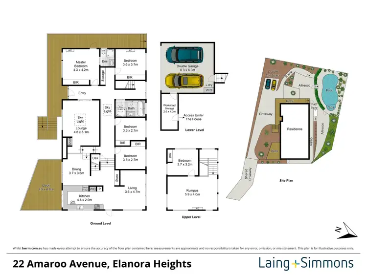 Floorplan of Homely house listing, 22 Amaroo Avenue, Elanora Heights NSW 2101