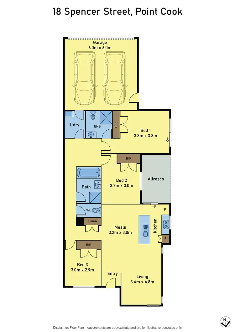 Floorplan of Homely house listing, 18 Spencer Street, Point Cook VIC 3030