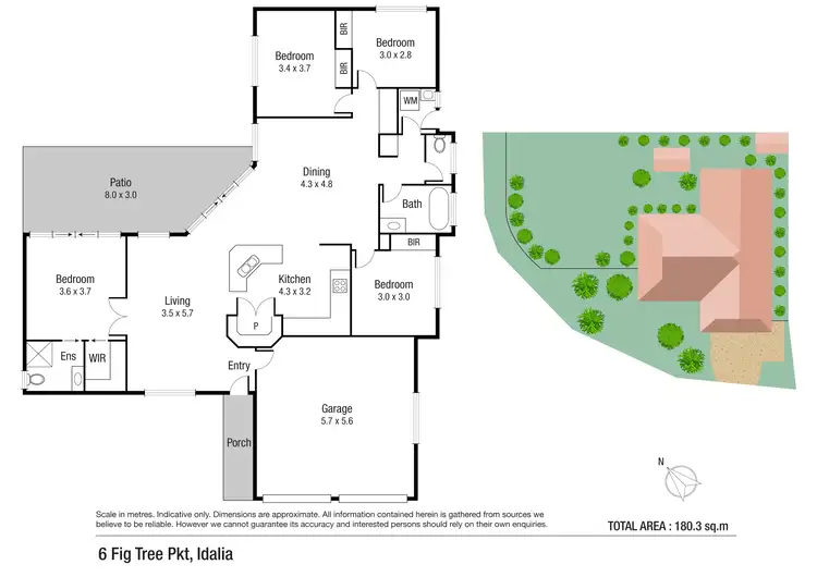 Floorplan of Homely house listing, 6 Fig Tree Pocket, Idalia QLD 4811