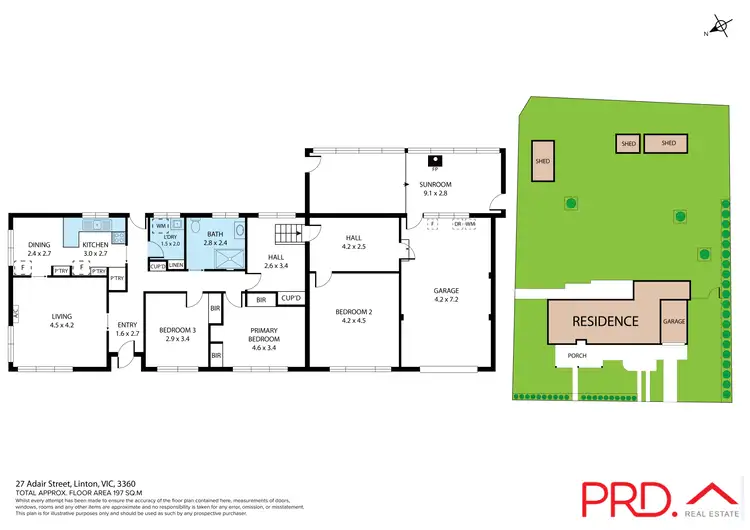 Floorplan of Homely house listing, 27 Adair Street, Linton VIC 3360
