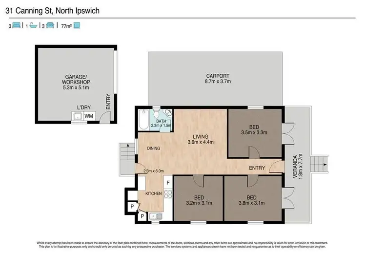 Floorplan of Homely house listing, 31 Canning Street, North Ipswich QLD 4305