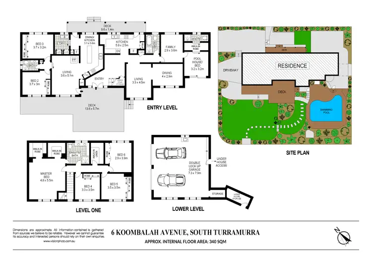 Floorplan of Homely house listing, 6 Koombalah Avenue, Turramurra NSW 2074
