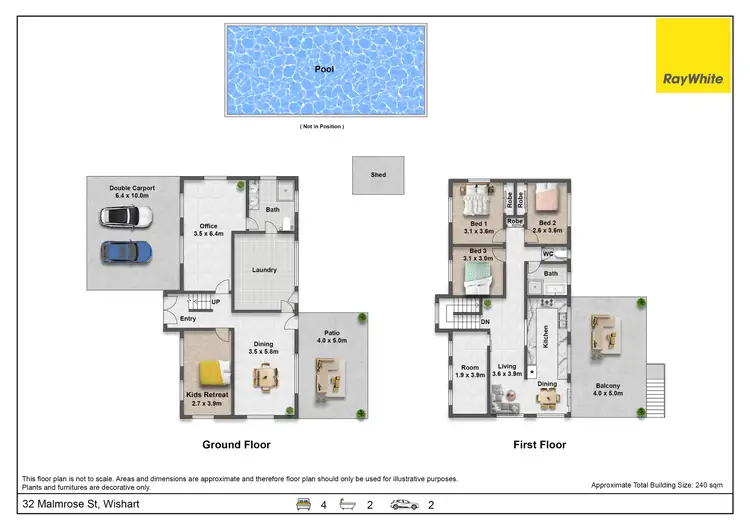 Floorplan of Homely house listing, 32 Malmrose Street, Wishart QLD 4122