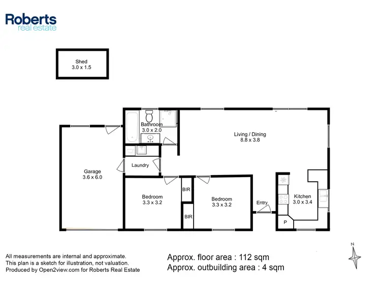 Floorplan of Homely house listing, 2/7 Walker Street, Sorell TAS 7172
