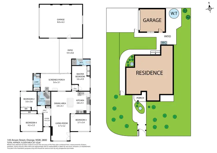 Floorplan of Homely house listing, 143 Anson Street, Orange NSW 2800