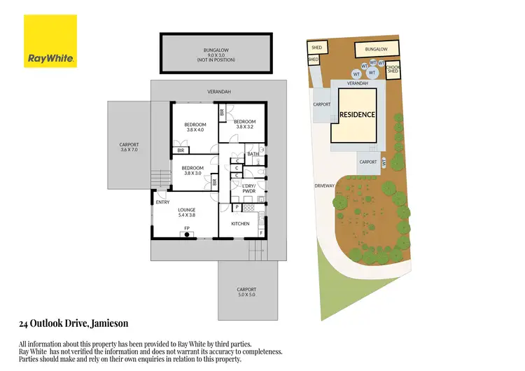 Floorplan of Homely house listing, 24 Outlook Drive, Jamieson VIC 3723