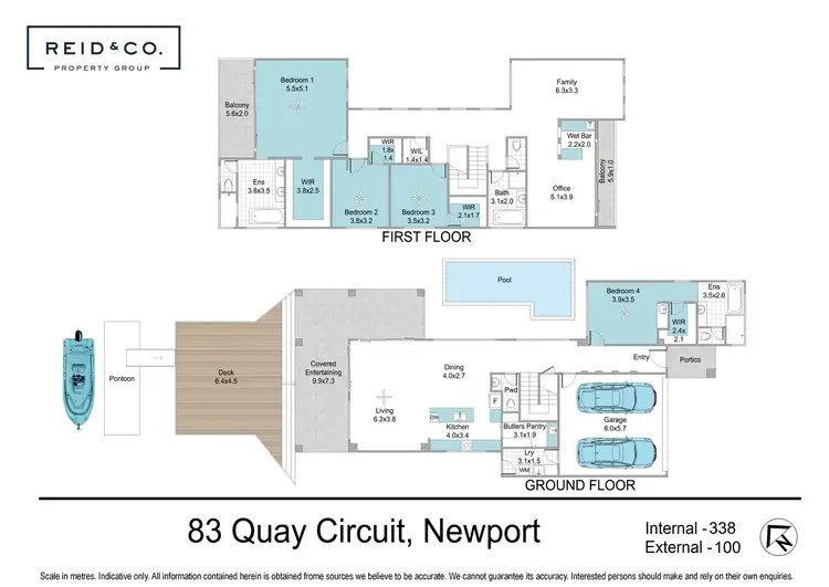Floorplan of Homely house listing, 83 Quay Circuit, Newport QLD 4020