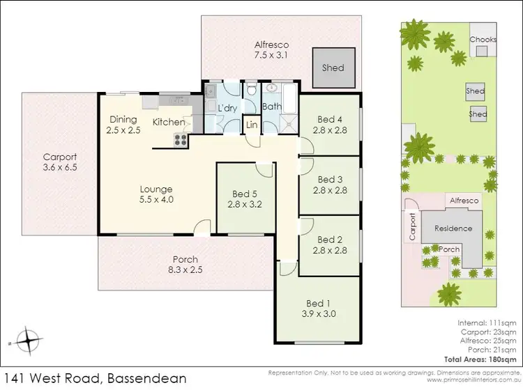 Floorplan of Homely house listing, 141 West Road, Bassendean WA 6054
