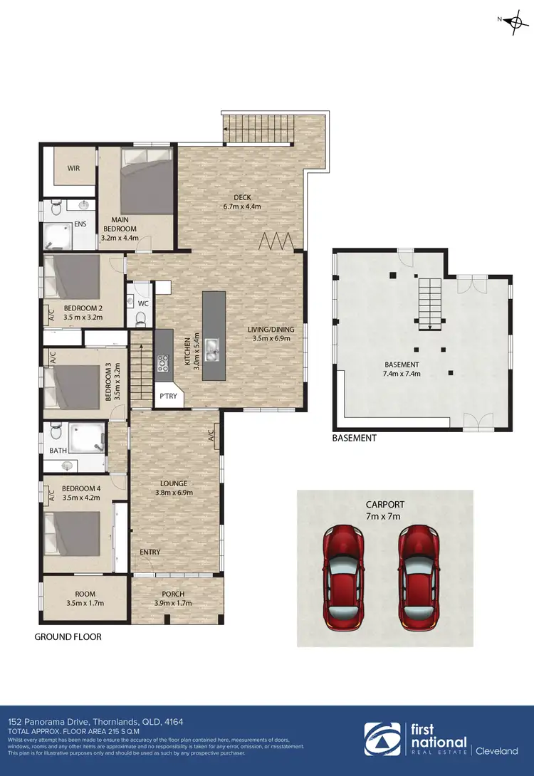 Floorplan of Homely house listing, 152 Panorama Drive, Thornlands QLD 4164