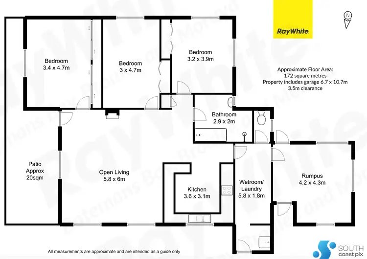 Floorplan of Homely house listing, 22 Anderson Street, Moruya NSW 2537