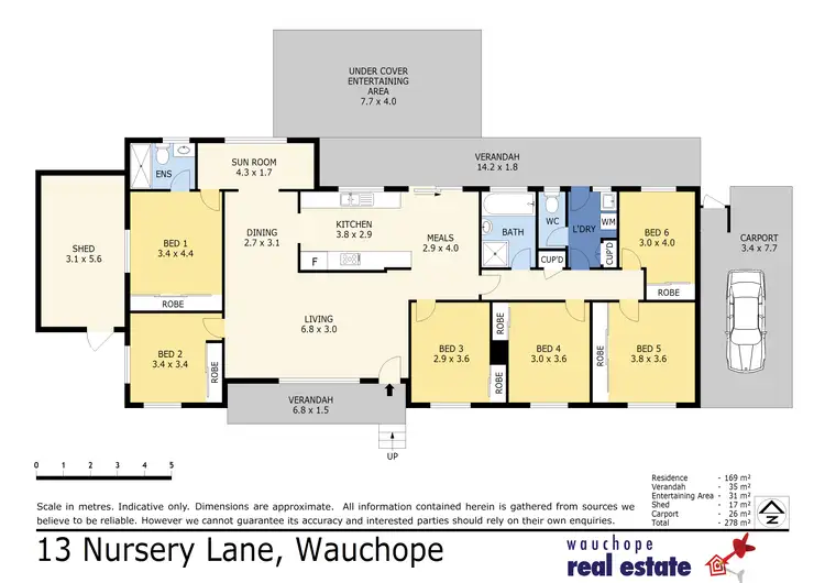 Floorplan of Homely house listing, 13 Nursery Lane, Wauchope NSW 2446