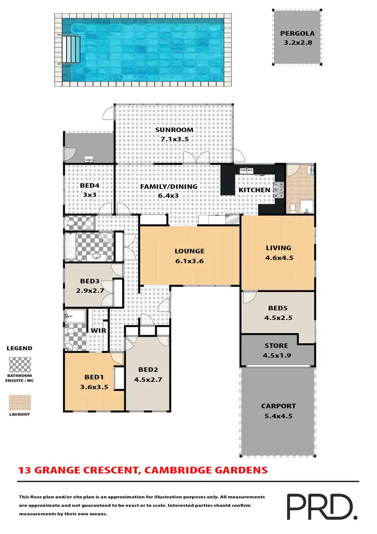 Floorplan of Homely house listing, 13 Grange Crescent, Cambridge Gardens NSW 2747