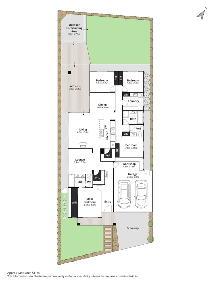 Floorplan of Homely house listing, 21 Littlewood Drive, Fyansford VIC 3218