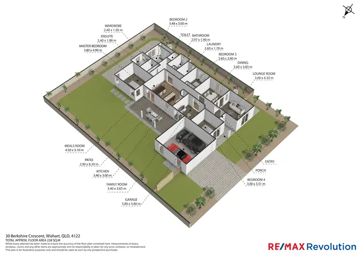 Floorplan of Homely house listing, 30 Berkshire Crescent, Wishart QLD 4122