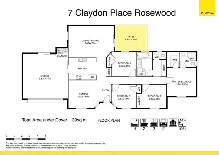 Floorplan of Homely house listing, 7 Claydon Place, Rosewood QLD 4340
