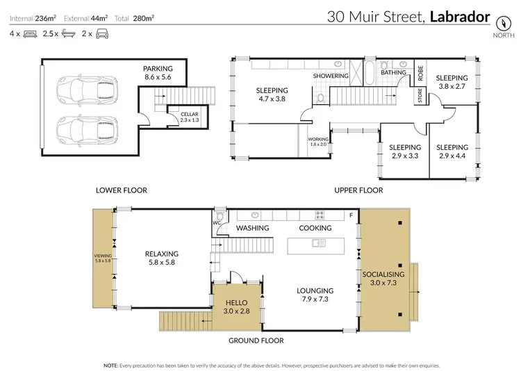 Floorplan of Homely house listing, 30 Muir Street, Labrador QLD 4215