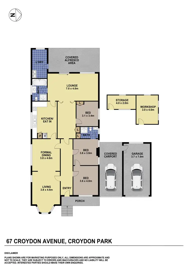 Floorplan of Homely house listing, 67 Croydon Avenue, Croydon Park NSW 2133