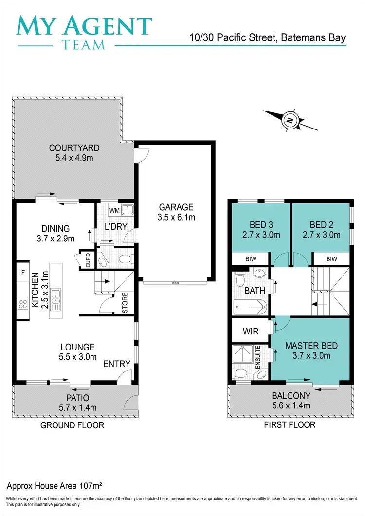 Floorplan of Homely house listing, 10/30 Pacific Street, Batemans Bay NSW 2536