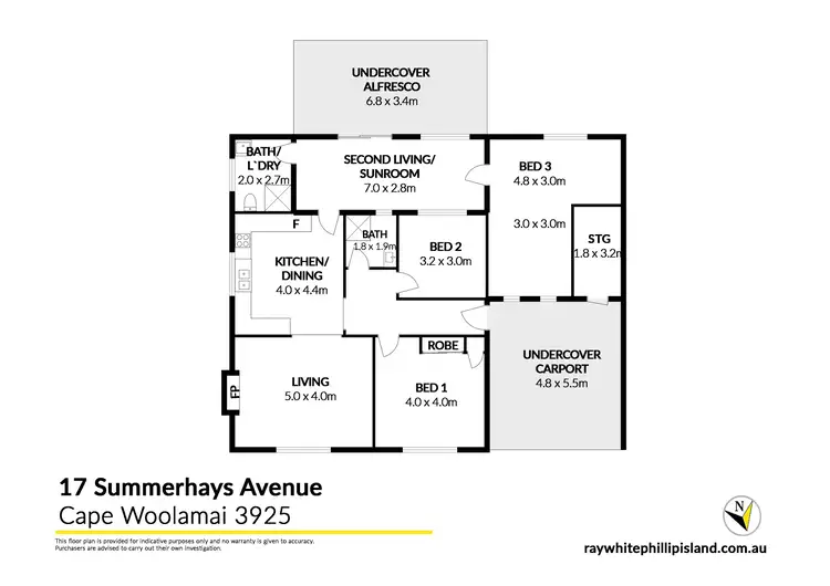 Floorplan of Homely house listing, 17 Summerhays Avenue, Cape Woolamai VIC 3925