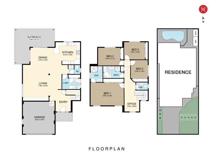 Floorplan of Homely house listing, 20 San Cristobal Drive, Green Valley NSW 2168
