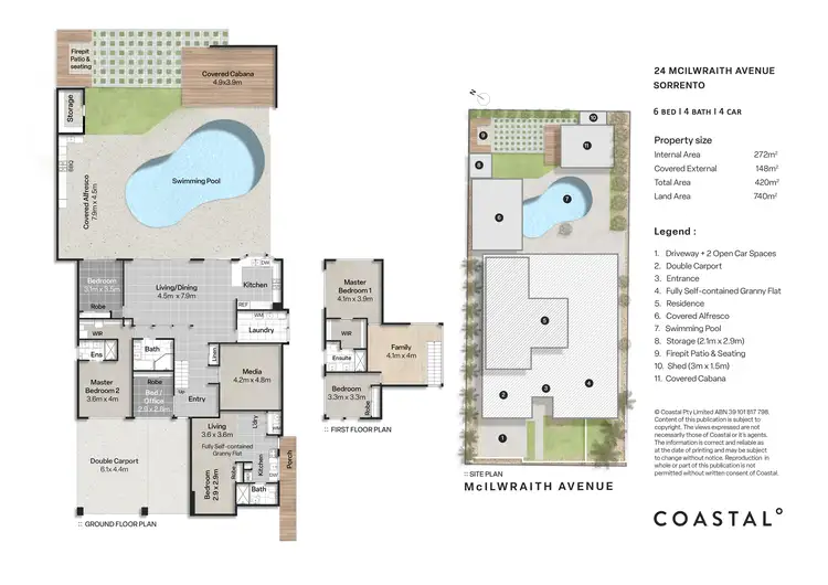 Floorplan of Homely house listing, 24 McIlwraith Avenue, Sorrento QLD 4217
