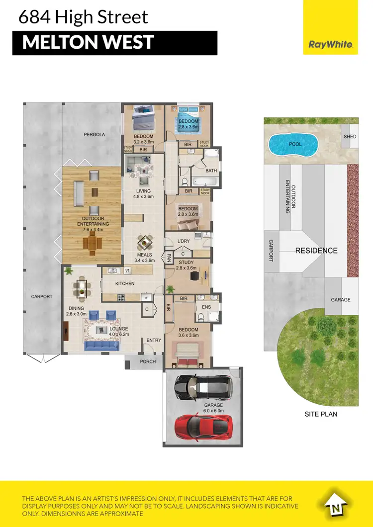 Floorplan of Homely house listing, 684 High Street, Melton West VIC 3337