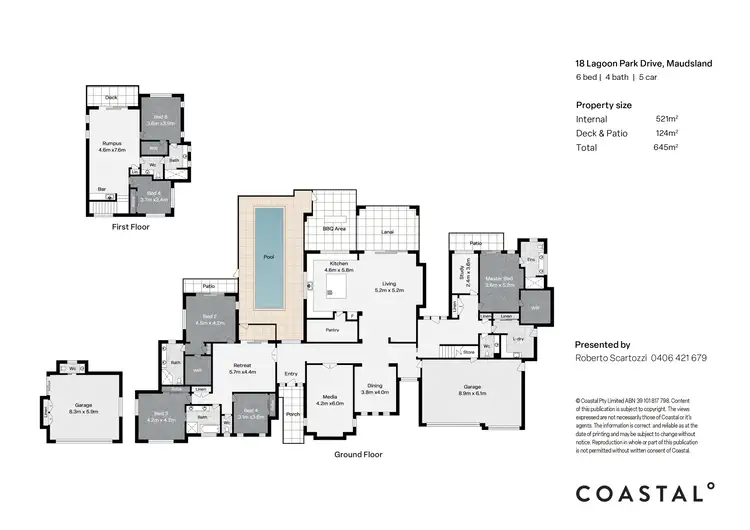 Floorplan of Homely house listing, 18 Lagoon Park Drive, Maudsland QLD 4210