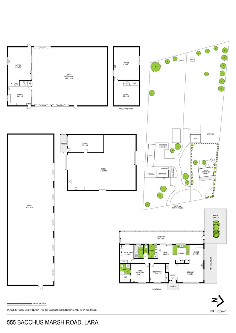 Floorplan of Homely rural property listing, 555 Bacchus Marsh Road, Lara VIC 3212