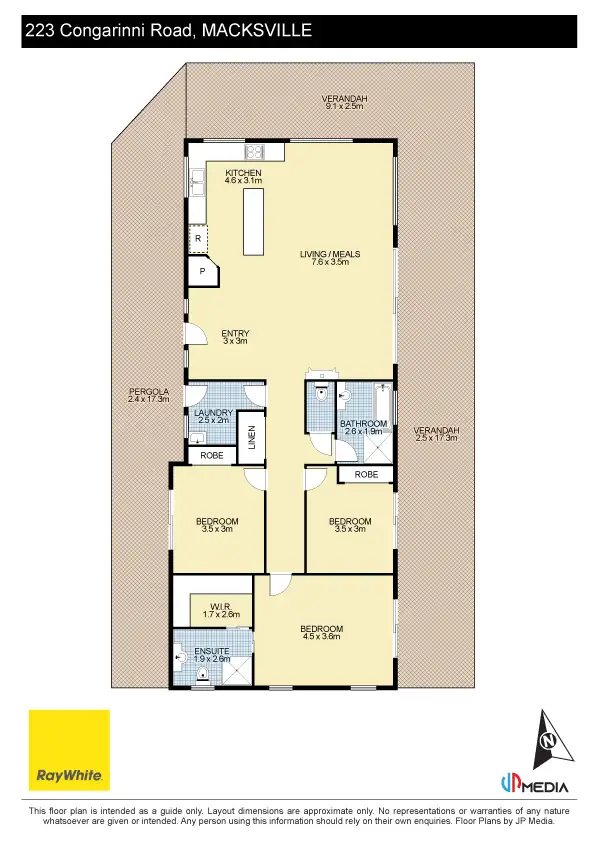 Floorplan of Homely rural property listing, 223 Congarinni Road South, Congarinni NSW 2447