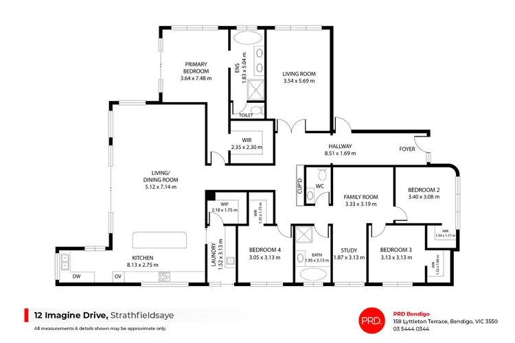 Floorplan of Homely house listing, 12 Imagine Drive, Strathfieldsaye VIC 3551
