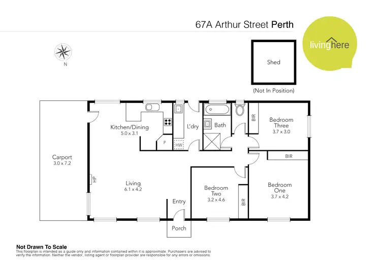 Floorplan of Homely house listing, 67a Arthur Street, Perth TAS 7300