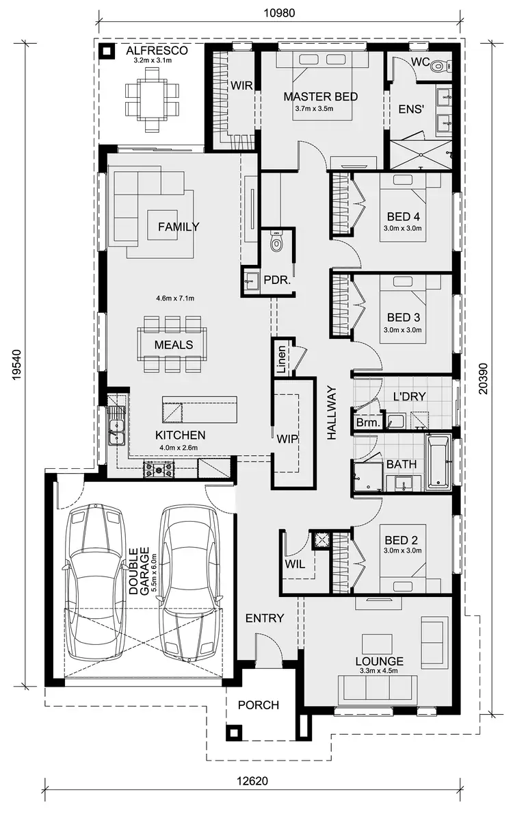 Floorplan of Homely house listing, 2351 NEW HAVEN ESTATE, Tarneit VIC 3029
