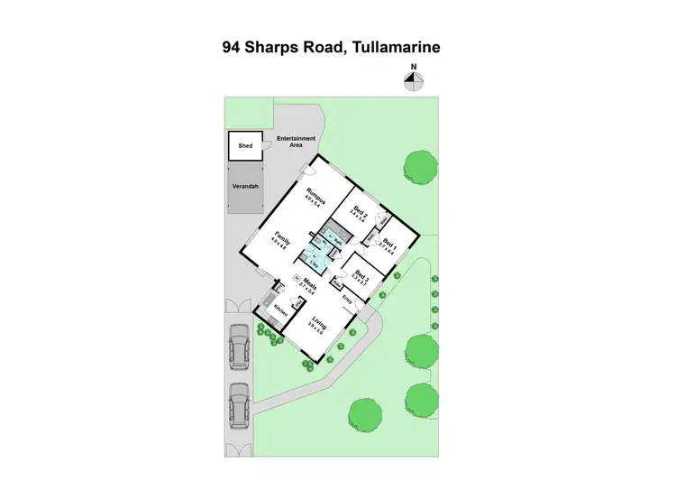 Floorplan of Homely house listing, 94 Sharps Road, Tullamarine VIC 3043