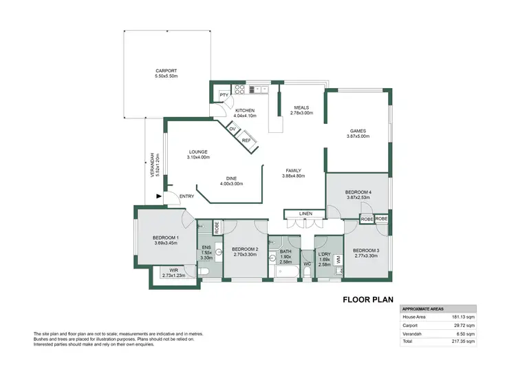 Floorplan of Homely house listing, 5 Lakes Close, South Yunderup WA 6208