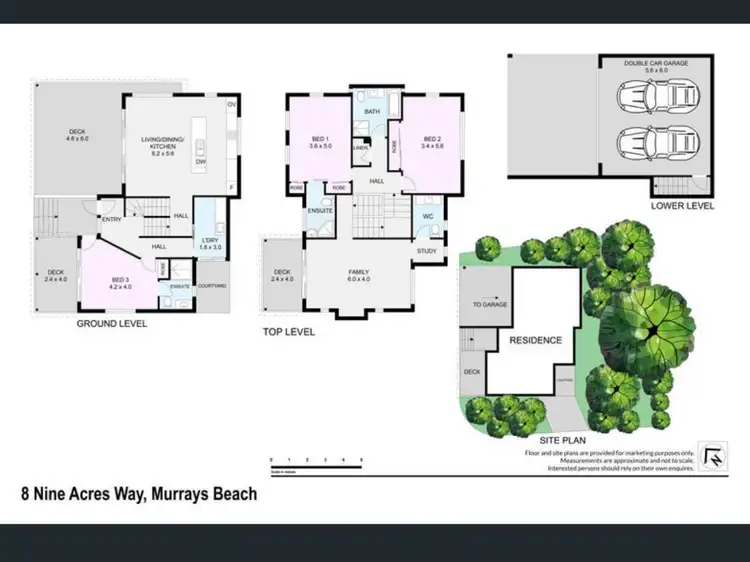 Floorplan of Homely house listing, 8 Nine Acres Way, Murrays Beach NSW 2281